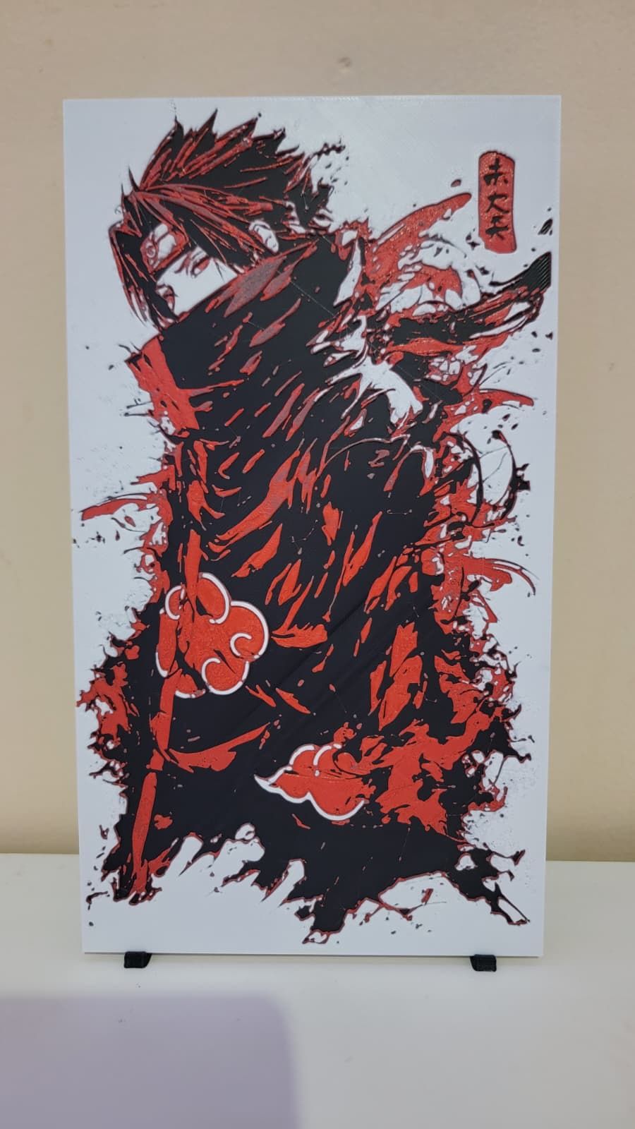 New 10" inch 3D Itachi Uchiha Wall Art