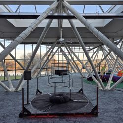 Plywood And Pallete Platform 8x8 In Two Pieces