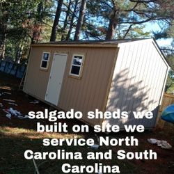 SALGADO sheds we built on site