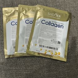 Collagen Anti aging facial mask 25g*Suitable for various skin types,Lock skin moisture,improve skin dryness and roughness,and enjoy a moment of ple