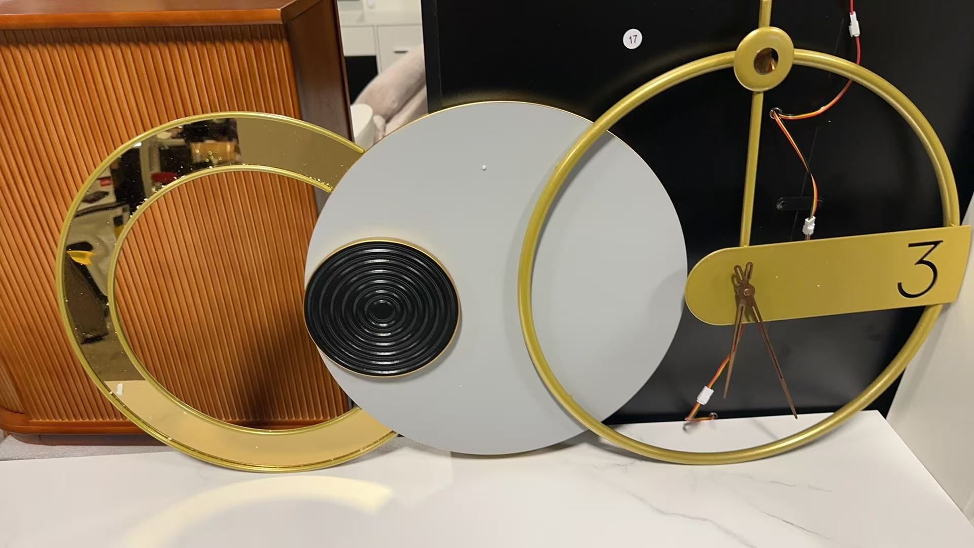 Decorative Clock for Living Room Bedroom Home Office