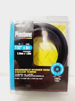 New Prestone Windshield Washer Hose Vacuum Tubing Black 7/32" X 6ft WV0732