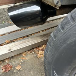 New 4” Black Exhaust Tip