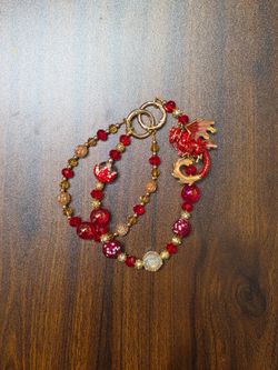 Red dragon bag chain
