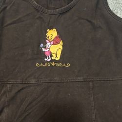 Vintage Winnie The Pooh Women's Dress 100% Cotton XL