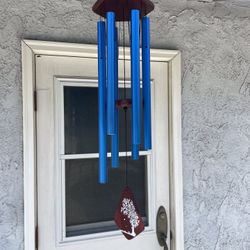 [Enjoy the whispers of the wind] High Quality 36 inch Large Aluminium Wind Chimes, 6 PCS BlueTubes Windchime