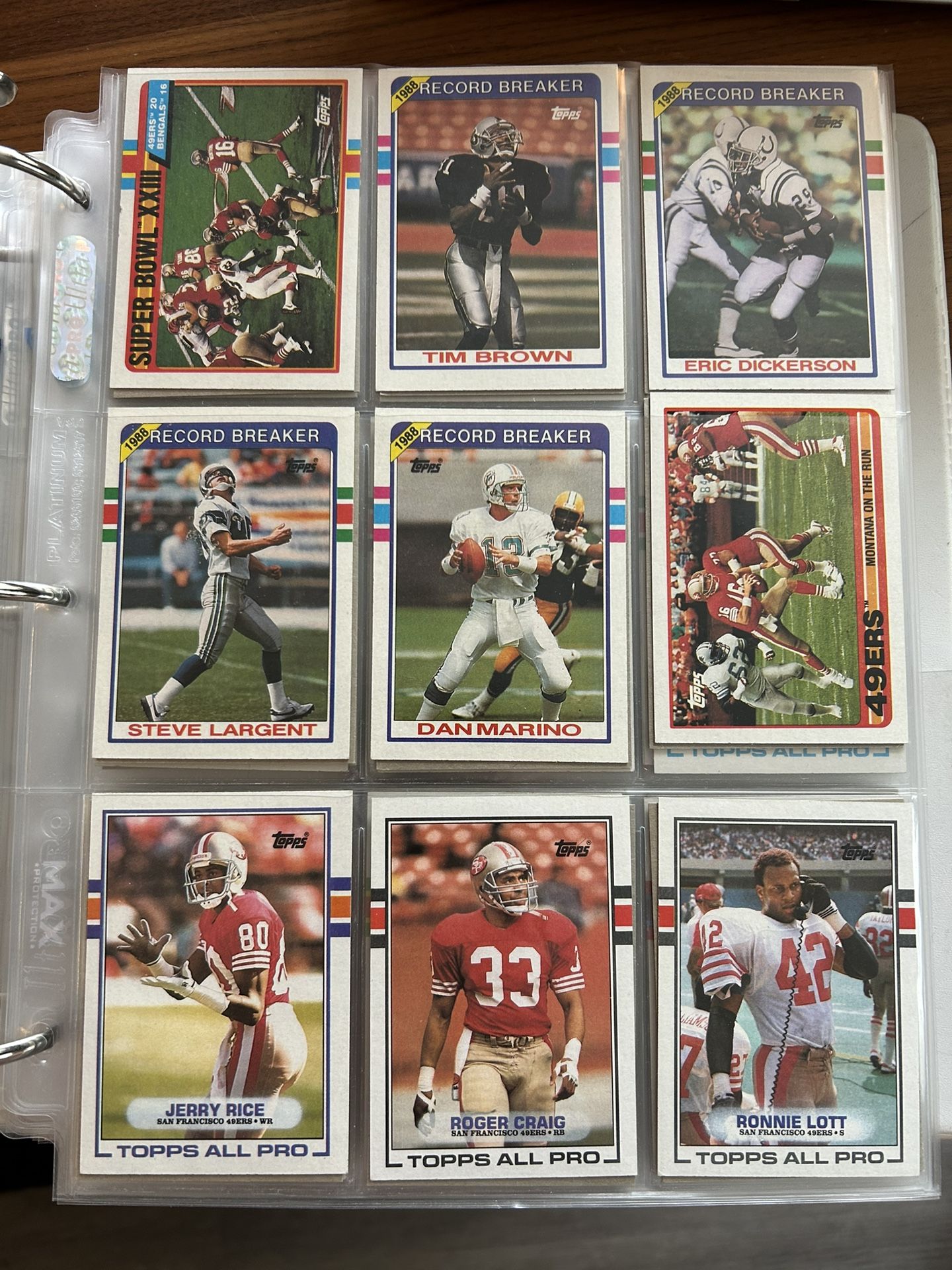 1988 Topps Football Cards