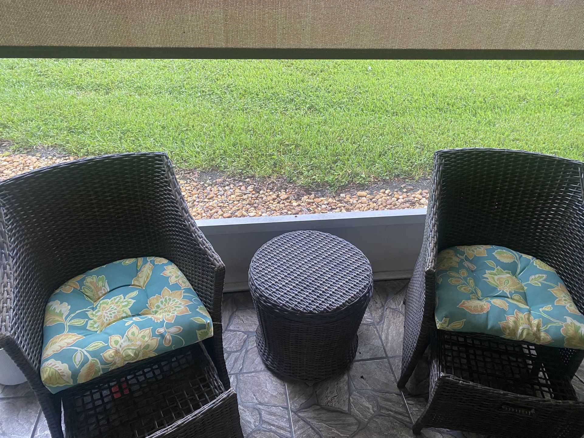 Wicker Patio Set 3!piece