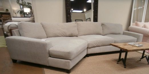 Havertys 2PC Sofa Grey