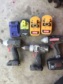 Drills and battery’s