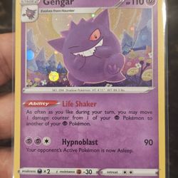Pokémon TCG: Sword & Shield Gengar SWSH052 Black Star Promo Card
