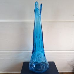 Vintage Kanawha Blue Swung Vase 