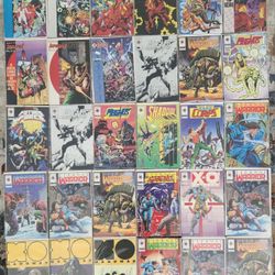 Box Full Of Valliant Comics. 50 Valliant Comic Books