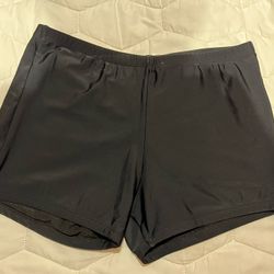 New Women’s Black Swim Shorts Size L