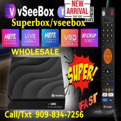 VSEEBOX V3 PLUS BRAND NEW TV BOX AUTHORIZED DEALER 1 YEAR WARRANTY ‼