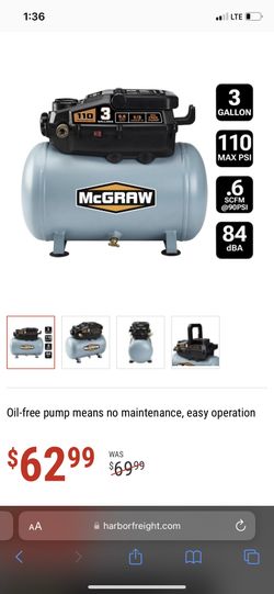 McGraw 3 Gal Air Compressor