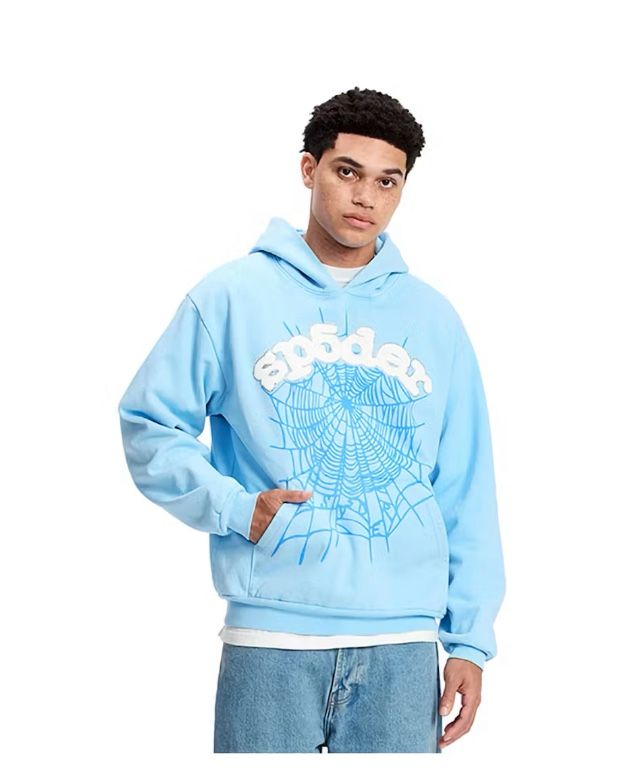 Blue Sp5der Hoodie