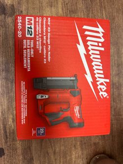 Milwaukee m12 23 ga pin nailer tool only
