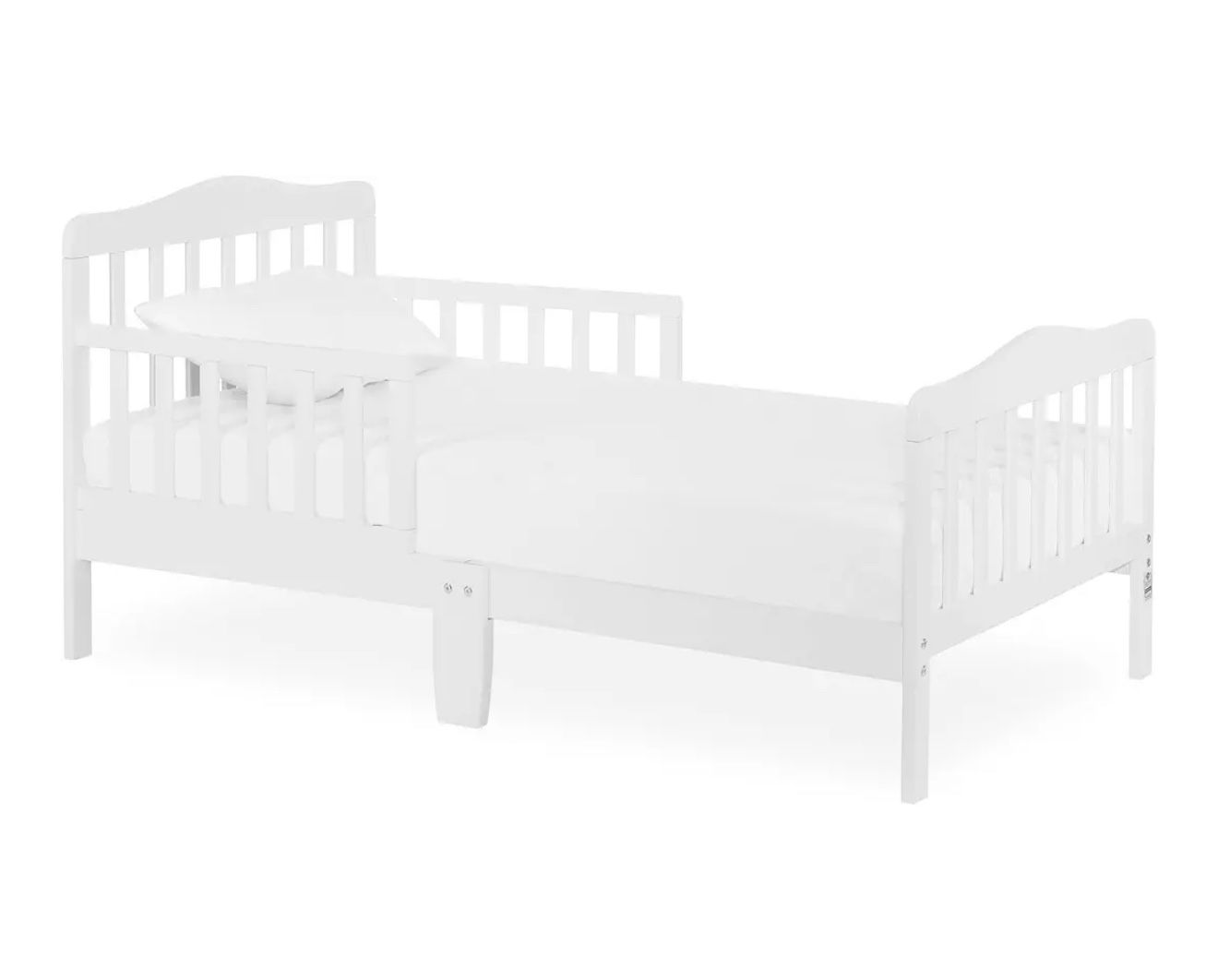 Toddler Bed. White - New
