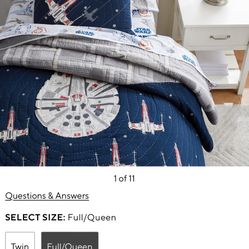 Like New pottery barn, Star Wars bedspread