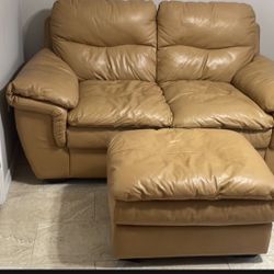 Couch Loveseat with Ottoman 