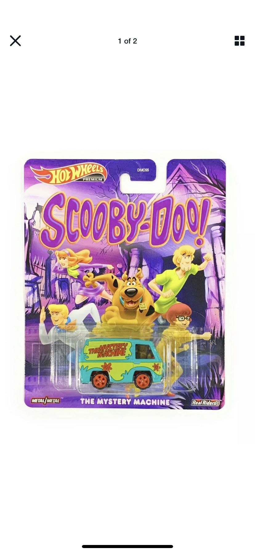 Hot wheels scooby doo mystery machine with real riders