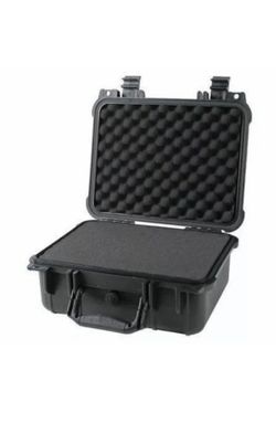 14" Weatherproof Hard Case Dry Box For DSLR HD Camera w/ Pelican 1400 Pluck Foam