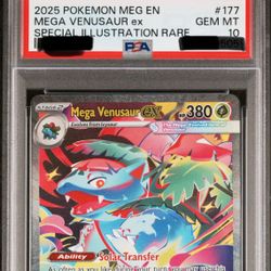 Pokemon (Mega Evo) PSA10 Mega Venusaur 