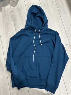 Nike Blue Hoodie Solo Swoosh Men’s Size Large
