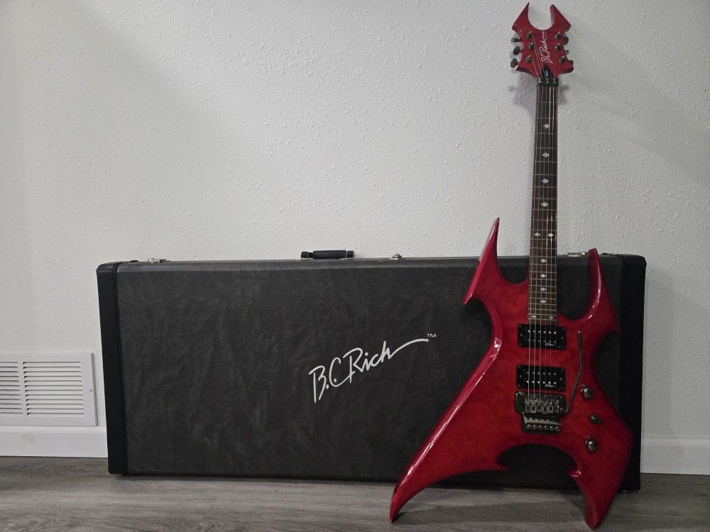 2001 B.C. Rich Beast NJ Series Electric Guitar (Rare) With B.C. Rich Molded Case