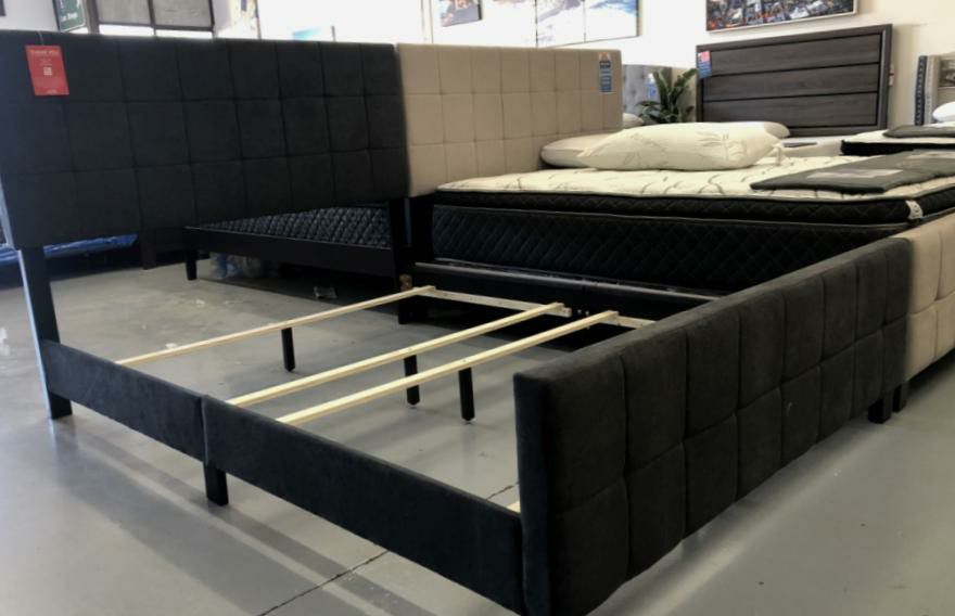Cool Brand New Bed Frames Beige or Grey King $228 Queen $188 Full $168