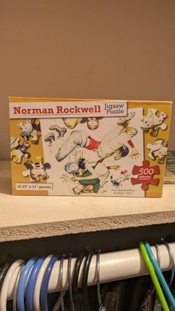 Norman Rockwall vintage puzzle