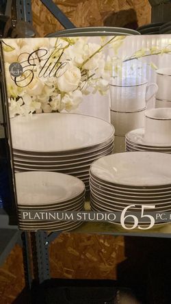Platinum studio 65 piece fine ceramic set