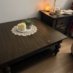  Ashley Coffee Table And 3 End Tables 
