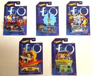Hot Wheels WB 100 Anniversary 2021 Set of 5 Looney Tunes w/ The Mystery Machine