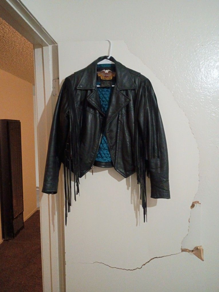 Harley Davidson Spirit Fringe Leather Jacket