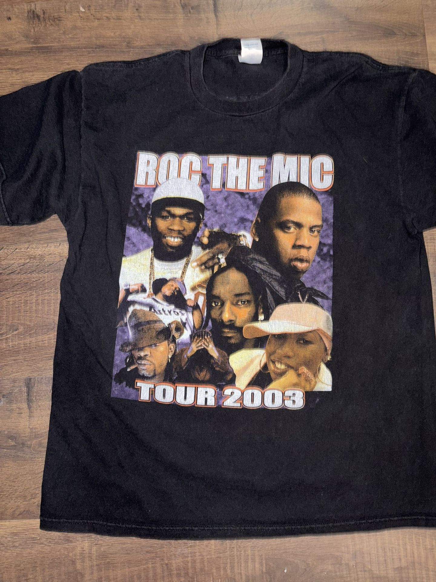 Rock The Mic Tour T-Shirt 2003 L