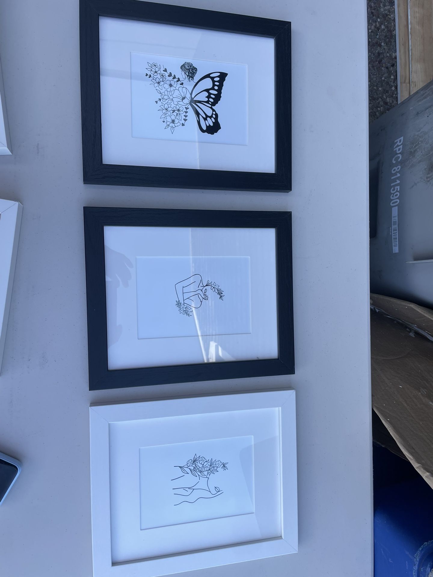 Art work with frames