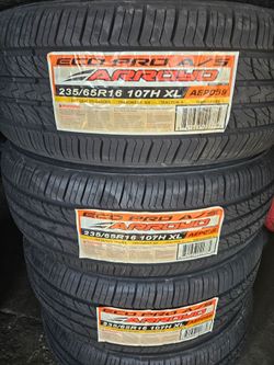 235-65-16 !!! ARROYO SPORT A/S !!! $360 LAS 4 LLANTAS MONTADAS Y BALANCEO INCLUIDO 👌