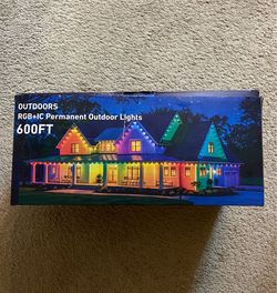New 600FT Permanent Outdoor Lights for House RGB+IC