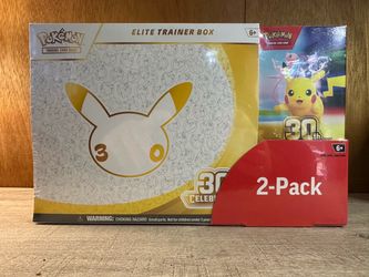 Pokemon 30th Celebration ETB/Booster Bundle 2 Pack