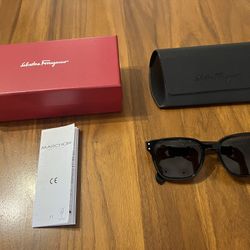 Ferragamo SF1040S Wayfarer Glasses Men’s Black