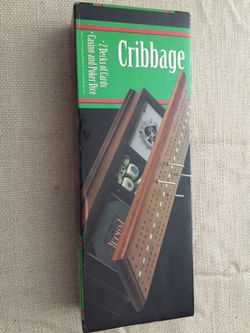 New in box cribbage game set