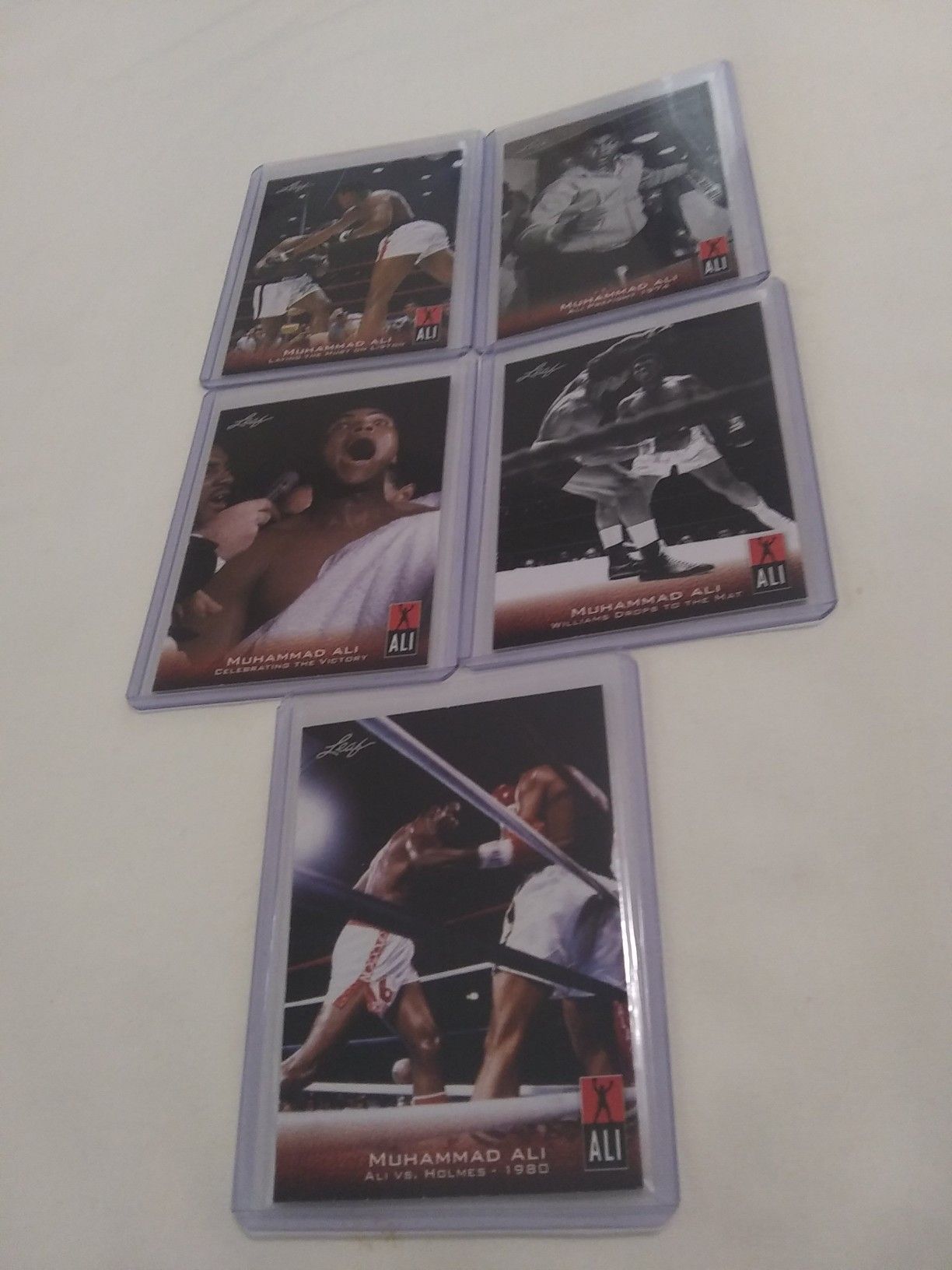 🏆⭐🏆⭐🏆⭐🏆⭐🏆⭐Muhammed Ali 5 Boxing Card Lot 🏆⭐🏆⭐🏆⭐🏆⭐🏆⭐🏆⭐