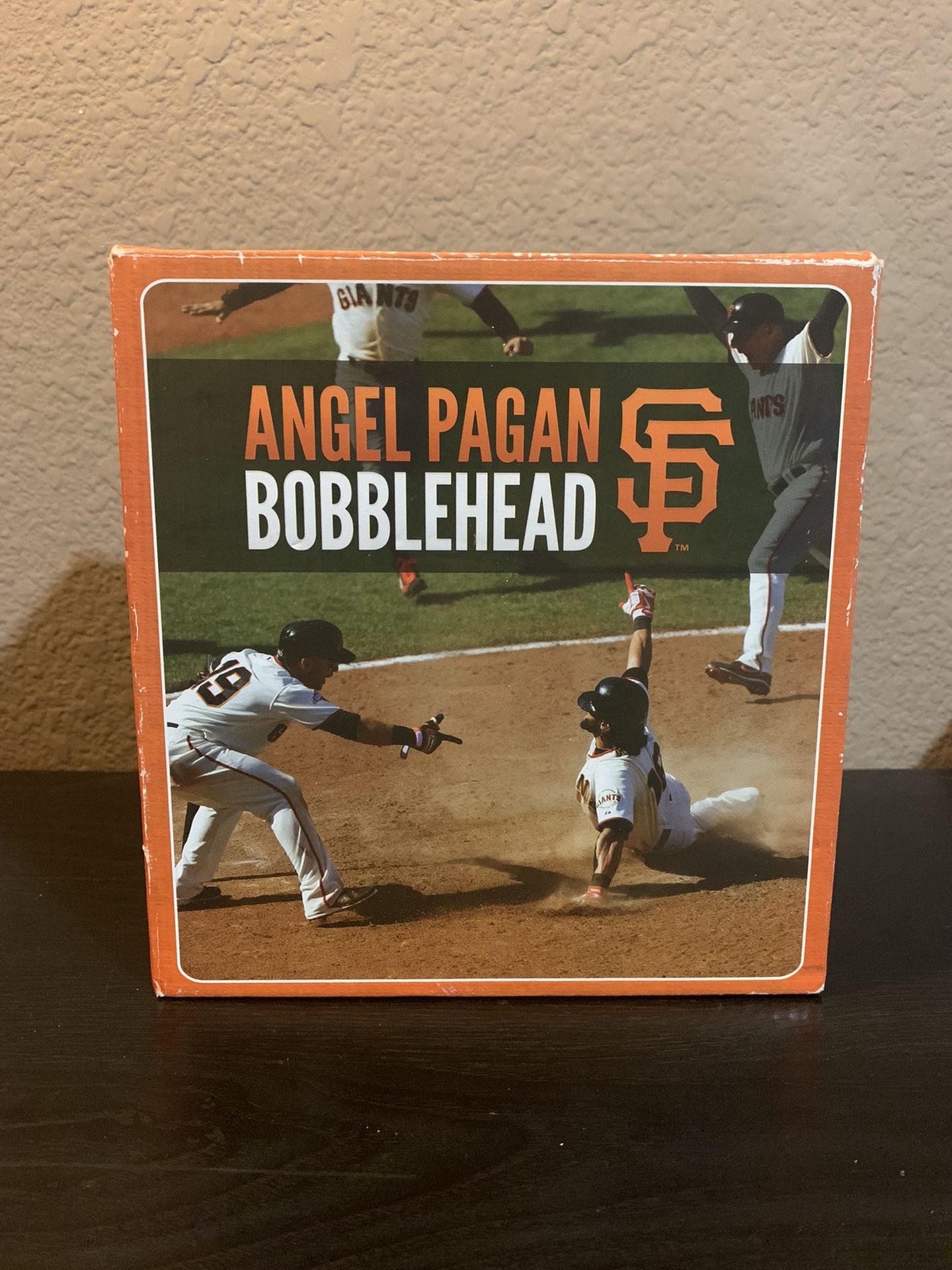 Angel Pagan SF Giants 2014 SGA Bobble Head MLB Baseball Figurine New In Box