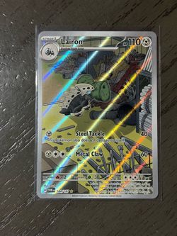 Pokemon TCG Lairon 184/167 Illustration Rare Twilight Masquerade Holo Near Mint
