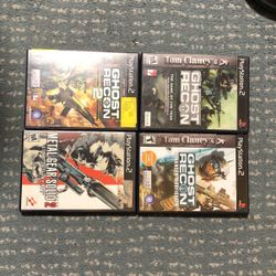 Ps2 Games Ghost Recon And Metal Gear Solid 2