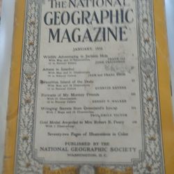 National Geographic Magazine Jan 1956