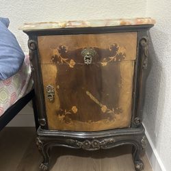 Antique Marble Top Nightstands 