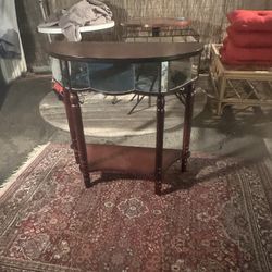 Entry Way ! Behind Couch Accent Table Mirror Front! $45 Obo 